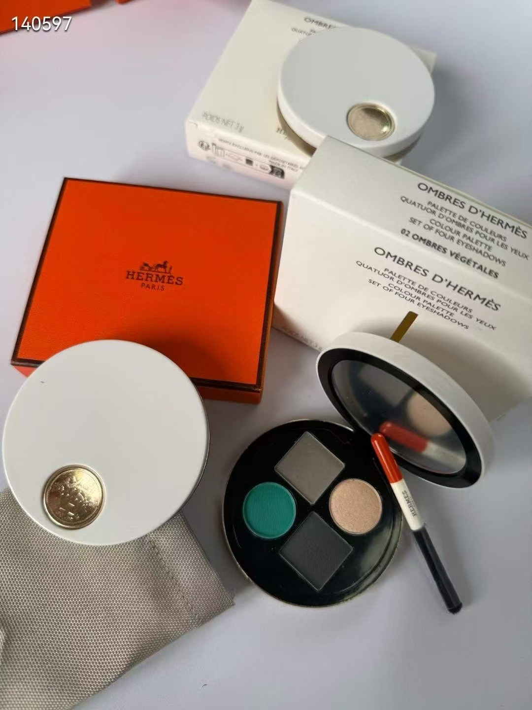 Hermès Ombres d’Hermès Palette – Quartet of Eyeshadows